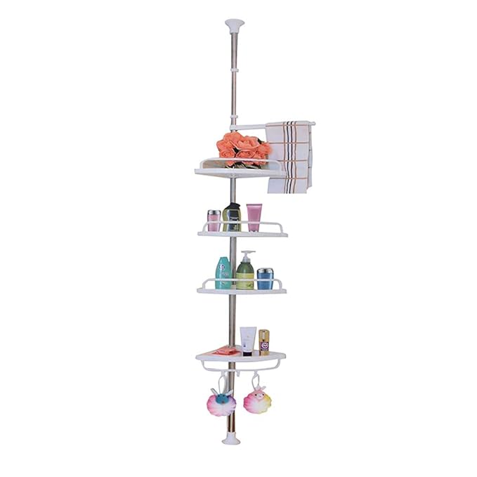 Multi-function Corner Shelf - Space Saving Storage Organizer