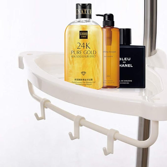 Multi-function Corner Shelf - Space Saving Storage Organizer