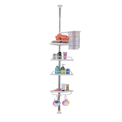 Multi-function Corner Shelf - Space Saving Storage Organizer