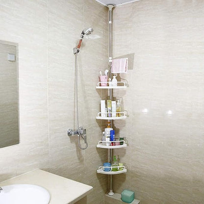 Multi-function Corner Shelf - Space Saving Storage Organizer