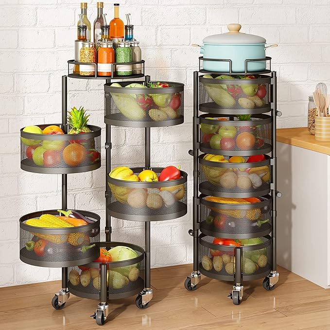 Fruit and Vegetable Basket Bowls - Premium Storage & Display Bowls