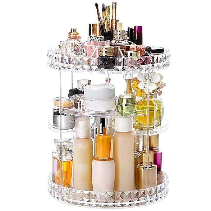 360° Rotating Cosmetic Organizer