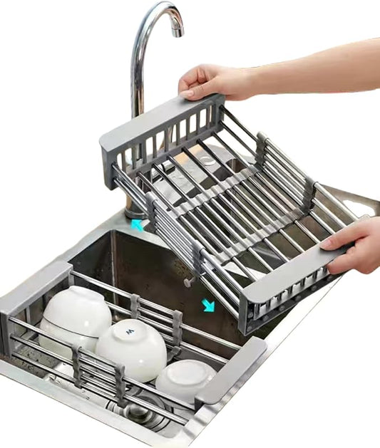 Kitchen Drain Rack - Dish Drying Organizer