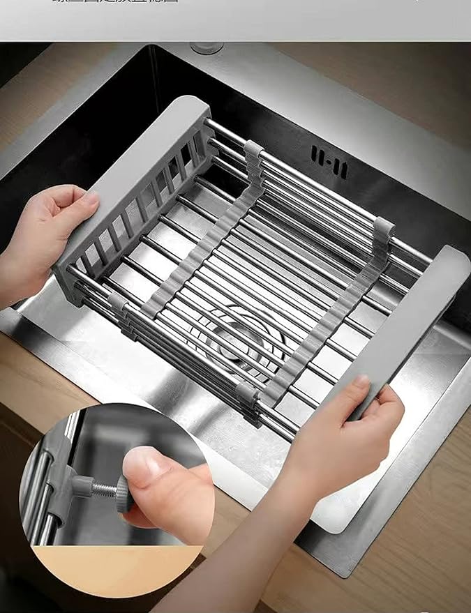 Kitchen Drain Rack - Dish Drying Organizer